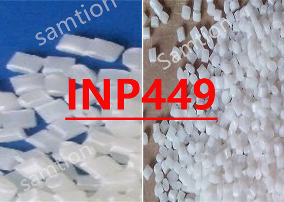 S-Plastic Cycolac INP449 là nhựa T-SAN (Teflon (PTFE) - Styrene-Ancrylonitrile) để sử dụng làm chất chống nhỏ giọt FR