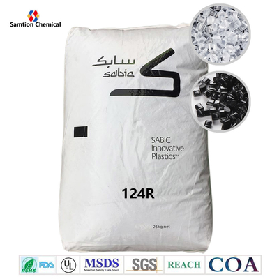 FDA hiệu quả S-Plastic Lexan nhựa polycarbonate pellets 124R UL HB 17,5 MFR